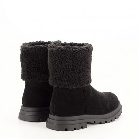 Cizme negre calduroase pentru copii Sabrina 132 [8]