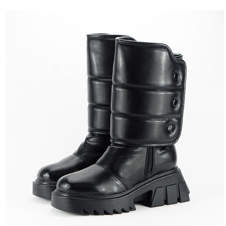 Femei - Cizme negre de iarna B-HOT2029