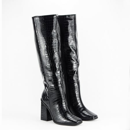 Cizme negre elegante B-15808 113 [3]