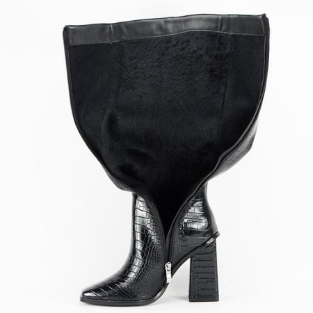 Cizme negre elegante B-15808 113 [5]