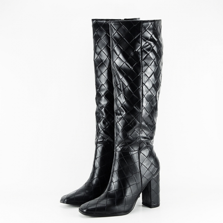 Cizme - Cizme negre elegante B-3319 115