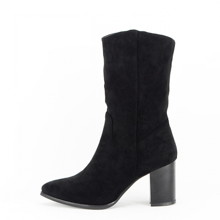 Cizme si botine - Cizme negre elegante 8613 113