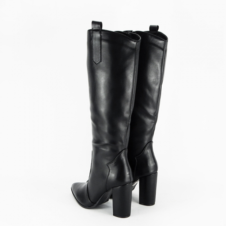 Cizme negre elegante B-9327A 112 [2]