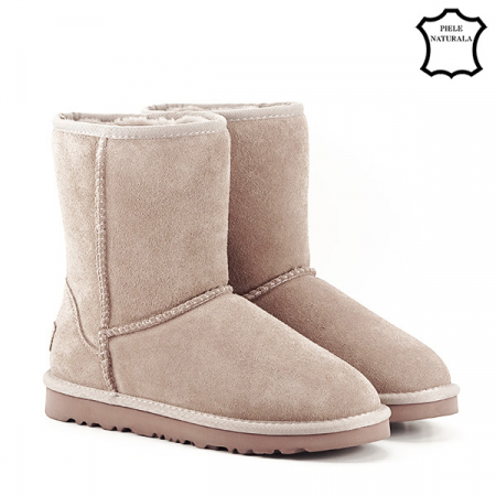 Cizme roz pal din piele naturala B-L7830 110 [2]