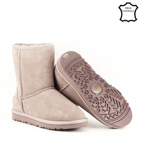 Cizme roz pal din piele naturala B-L7830 110 [8]