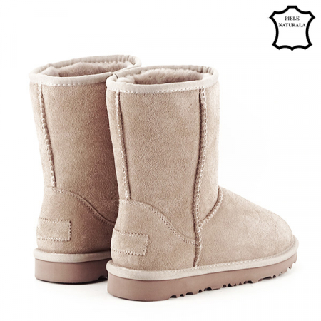Cizme roz pal din piele naturala B-L7830 110 [4]
