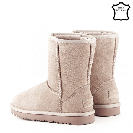 Cizme roz pal din piele naturala B-L7830 110 [3]