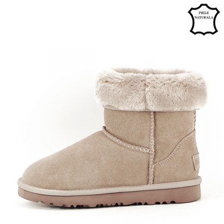 Cizme roz pal din piele naturala B-L7830 110 [7]