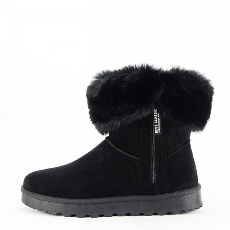 Cizme scurte negre B-B0O26-103 111 [2]