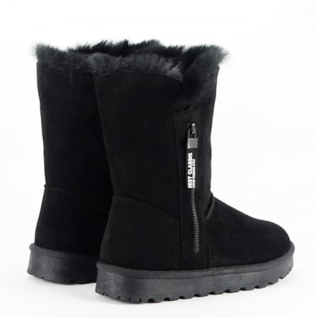 Cizme scurte negre B-B0O26-103 111 [5]