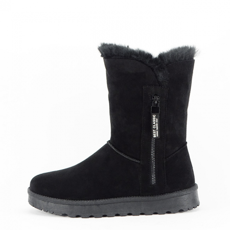 Cizme scurte negre B-B0O26-103 111 [0]