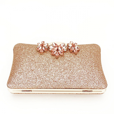 Clutch decorat cu pietre B-BYH814 05 Champagne [4]