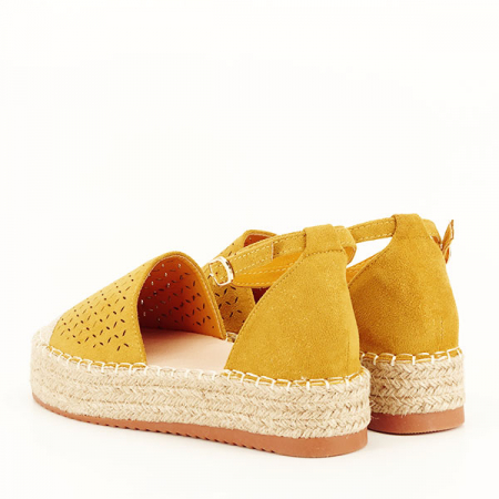 Espadrile galben mustar Linda 125 [4]