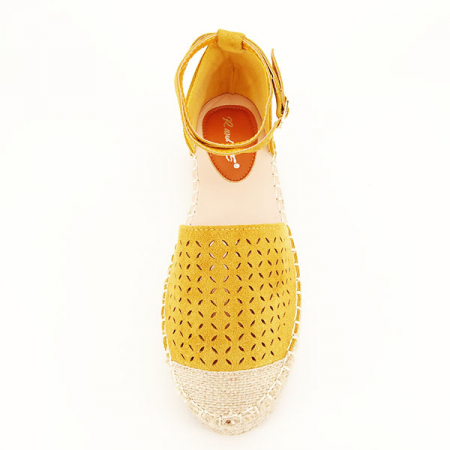 Espadrile galben mustar Linda 125 [2]