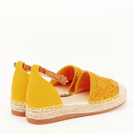 Espadrile galbene Vanesa 126 [5]