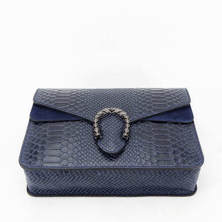 Geanta bleumarin din piele naturala B-1524 123 [6]