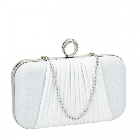 Geanta clutch alb elegant B-BJH-22705 05 [1]