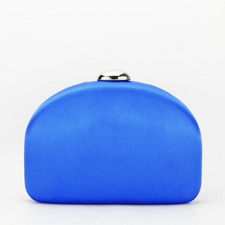 Femei - Clutch elegant din satin B-DYX3335-1 01 Albastru electric