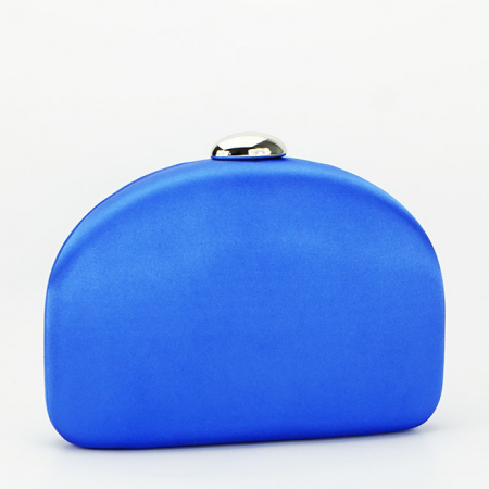 Clutch elegant din satin B-DYX3335-1 01 Albastru electric [2]