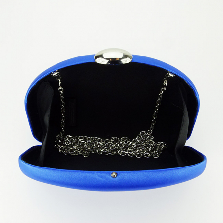 Clutch elegant din satin B-DYX3335-1 01 Albastru electric [6]