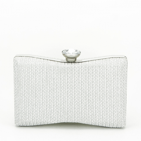 Femei - Clutch elegant B-BJH-22718 05 Argintiu