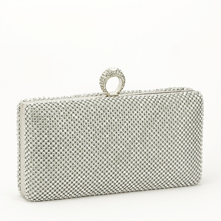 Geanta clutch argintiu B-BFL-1063 05 Argintiu [1]