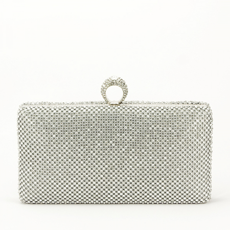 Geanta clutch argintiu B-BFL-1063 05 Argintiu [3]