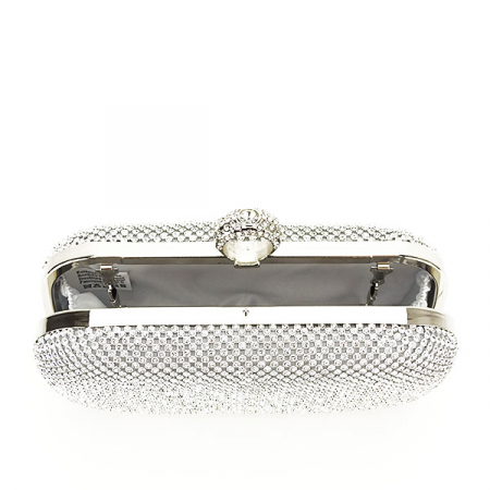 Geanta clutch cu pietricele B-BFL-1061 05 argintiu [7]