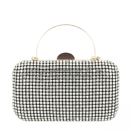 Clutch elegant cu pietre B-BJH-1609 03 Negru [1]