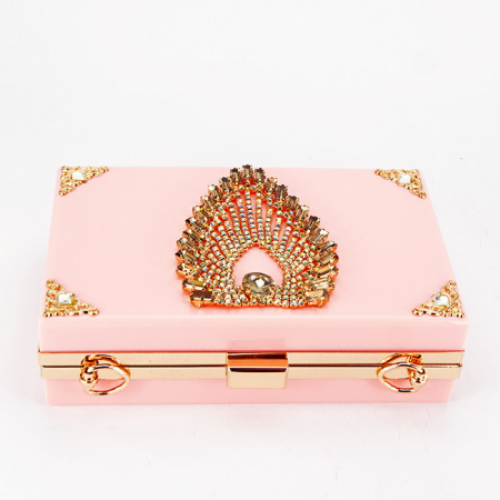 Clutch de ocazia accesorizat B-JR-27BB 05 Roz [4]