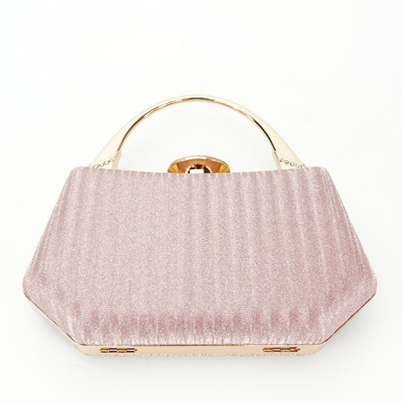 Clutch elegant cu maner B-55461 06 Auriu rose [4]