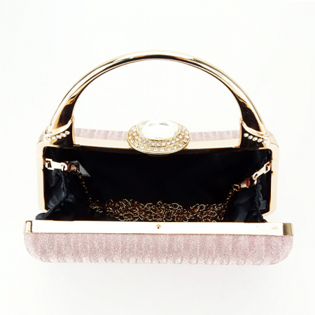 Clutch elegant cu maner B-55461 06 Auriu rose [6]