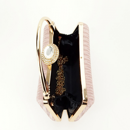 Clutch elegant cu maner B-55461 06 Auriu rose [7]