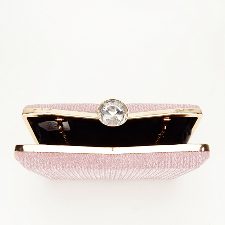 Clutch elegant, B-BJH-22718 05, 12x19x4 cm, Roz [6]