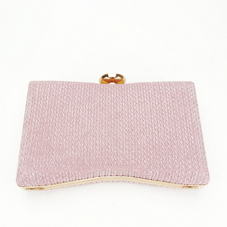 Clutch elegant, B-BJH-22718 05, 12x19x4 cm, Roz [5]