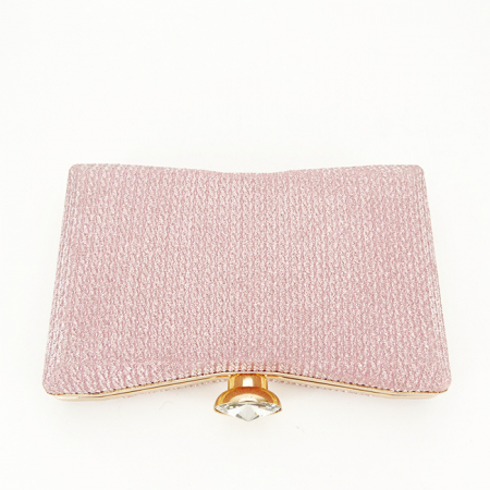Clutch elegant, B-BJH-22718 05, 12x19x4 cm, Roz [4]