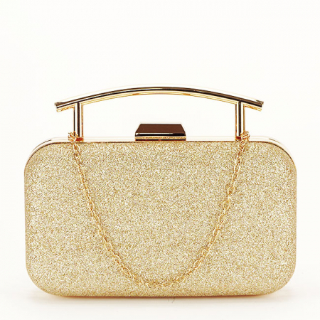 Clutch elegant cu maner B-BYH-8831 06 Auriu [2]
