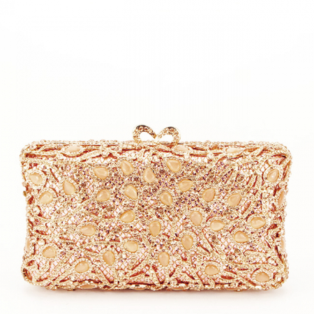 Clutch elegant Premium B-D7-5 06 Auriu rose [3]