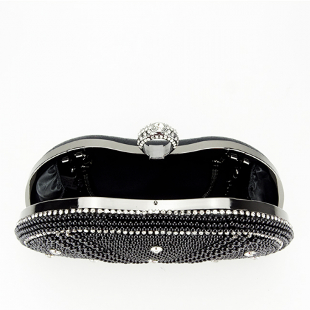 Clutch elegant cu perle B-BME-22732 05 Negru [6]