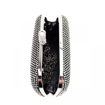 Geanta clutch cu pietricele B-BFL-1061 05 negru [9]