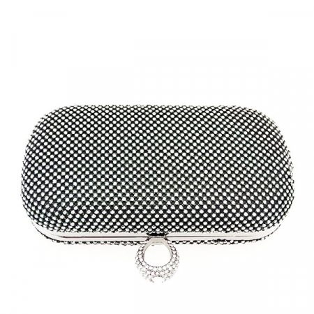 Geanta clutch cu pietricele B-BFL-1061 05 negru [6]