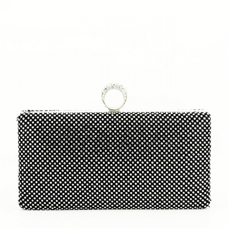 Femei - Clutch elegant B-BFL-1063 06 Negru