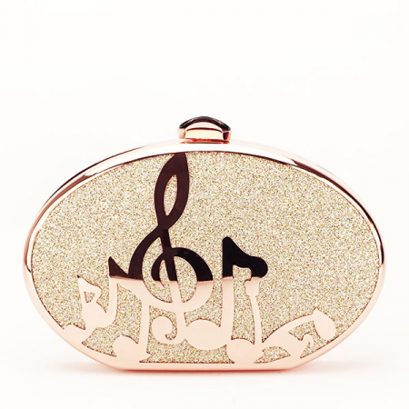 Femei - Clutch elegant B-V-156BB 06 Auriu rose