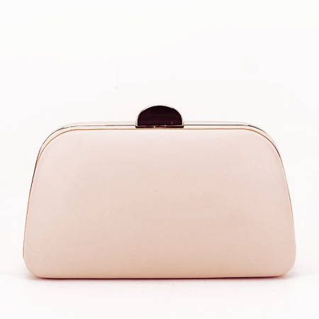 Clutch decorat cu brosa B-LK5672 06 Roz [3]