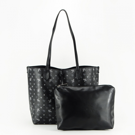 Posete - Geanta David Jones borseta detasabila B-6534A-2 12 Negru