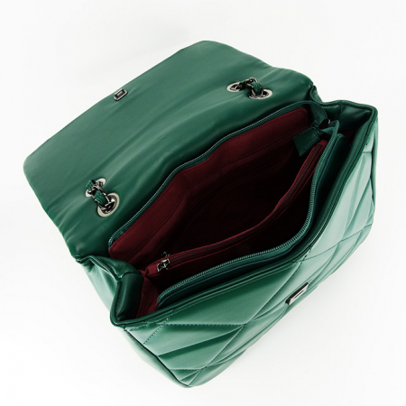 Geanta dama cu aspect matlasat B-DTL3207-1 17 Verde [7]