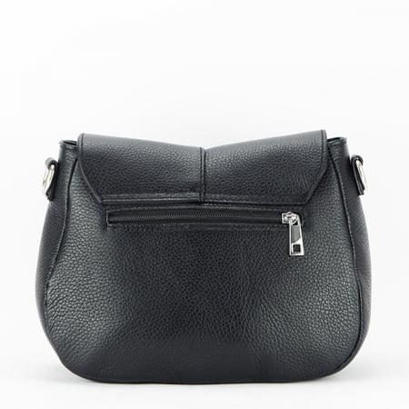 Geanta din piele naturala B-8960 123 Negru [4]