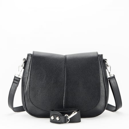 Geanta din piele naturala B-8960 123 Negru [1]