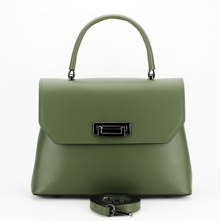 Geanta dama din piele naturala B-8972 123 Kaki [2]