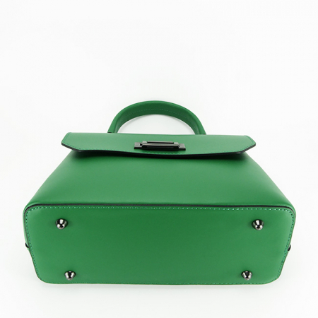Geanta din piele naturala B-8972 123 Verde [5]